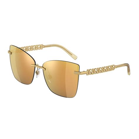 dolce & gabbana sonnenbrille damen gold|women dolce.